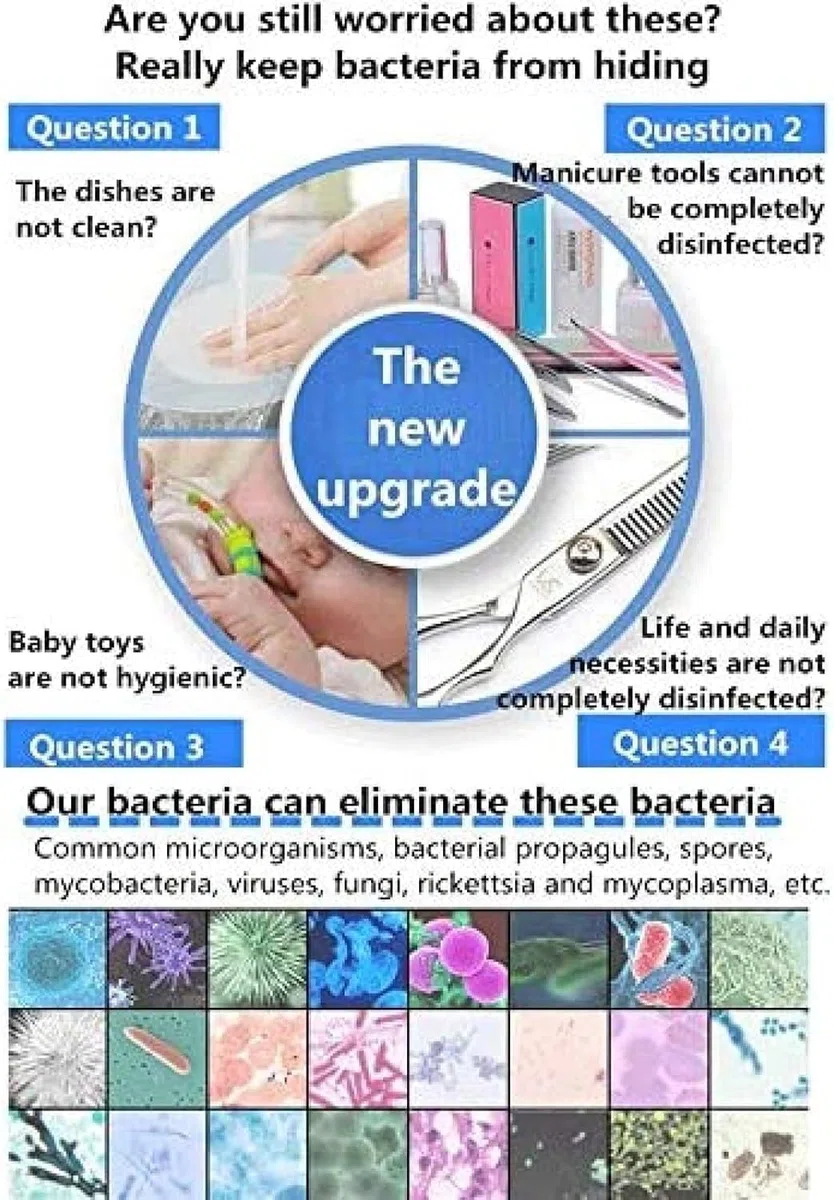 Sterilizzatore UV Box Piccolo Sterilizzatore UV Dispositivo di Disinfezione A Luce Ultravioletta Armadio Disinfettante da Tavolo Professionale per Spa di Bellezza