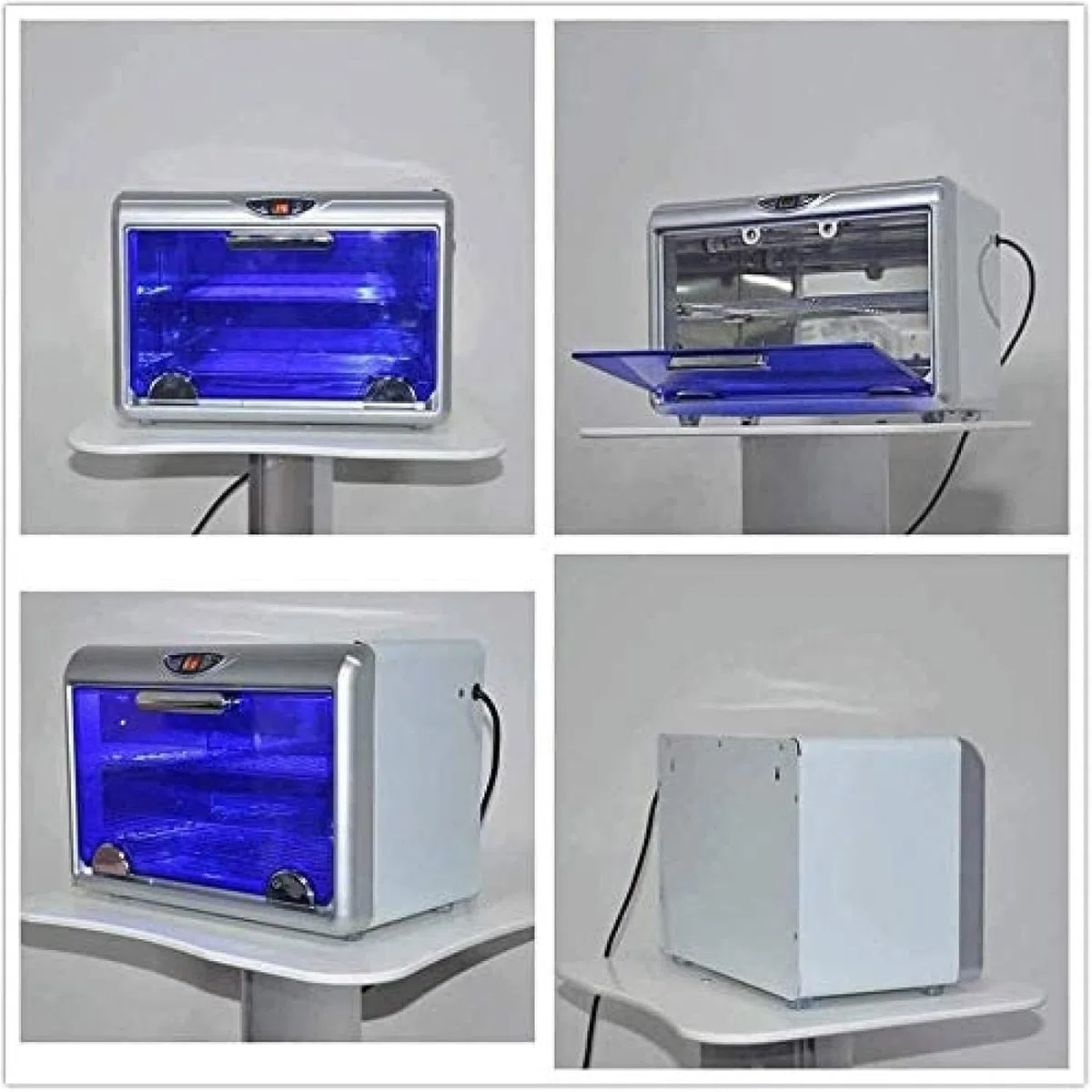 Sterilizzatore UV Box Piccolo Sterilizzatore UV Dispositivo di Disinfezione A Luce Ultravioletta Armadio Disinfettante da Tavolo Professionale per Spa di Bellezza