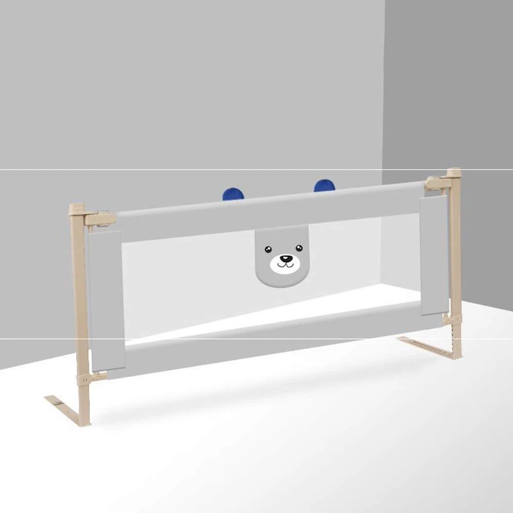 Sponde per Letto, sponda di Sicurezza per Letto, Protegge, Sollevamento Verticale con Doppia Chiusura, Realizzata in Rete, Design con Contenitore, Materasso Matrimoniale Queen e King Size, 7