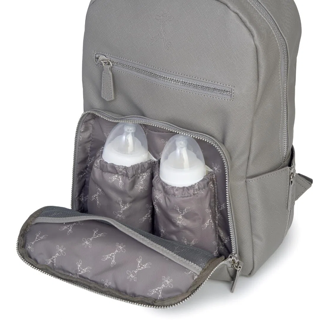 GIGIL Bloom - Zaino fasciatoio moderno, unisex, con 9 scomparti e tasche isolanti, borsa per neonati con fasciatoio portatile, zaino essenziale per neonati